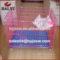 Cage pliable de chat d&#39;animal familier de fil de haute qualité, cages pour des chats